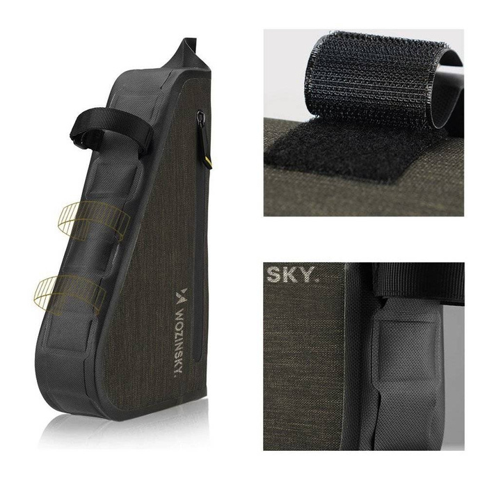 Wozinsky borsa da bici con telaio 5L grigio (WBB15BK)