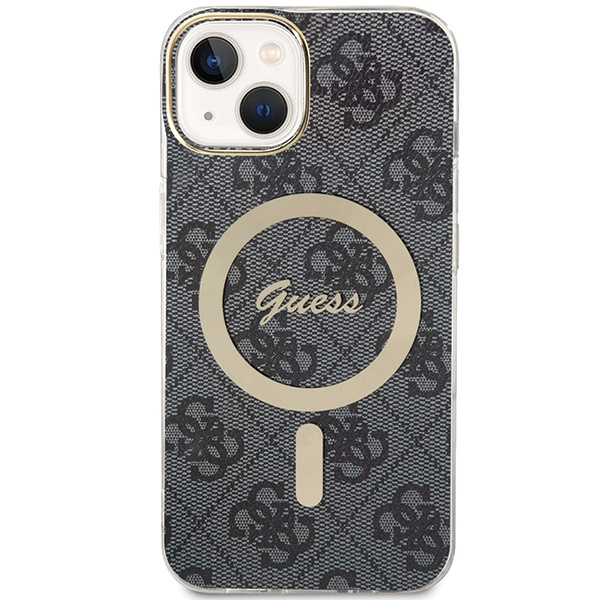 Etui Guess GUHMP15MH4STK iPhone 15 Plus / 14 Plus 6.7" czarny/black hardcase 4G MagSafe Case