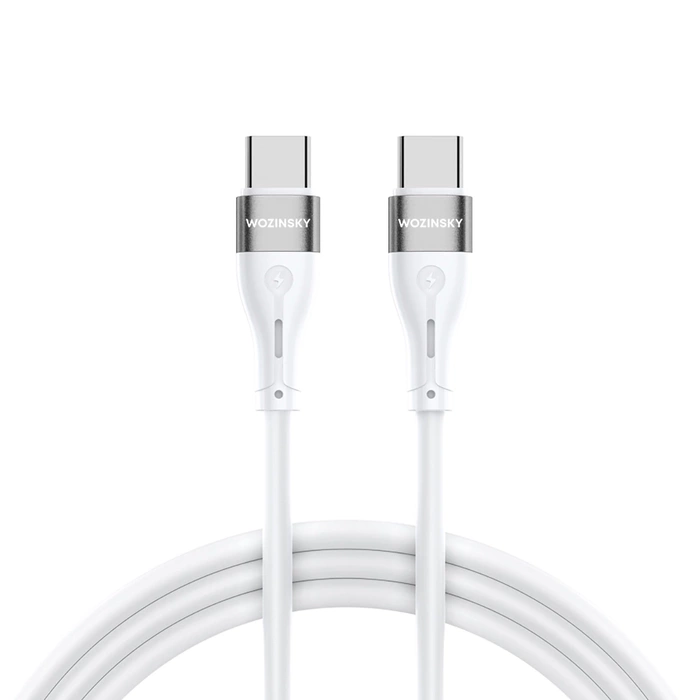 Cavo Wozinsky WSTCC2 USB-C / USB-C PD 65W 2 m - bianco
