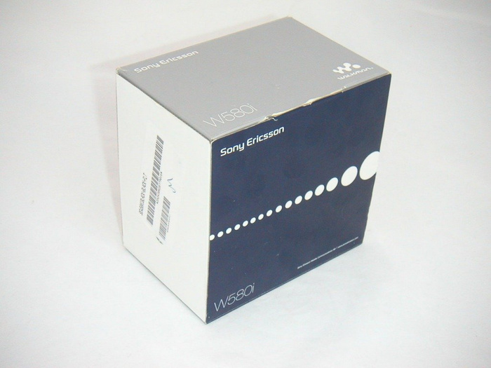 Caja de CD SONY ERICSSON W580i, 