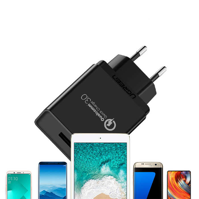 Ugreen USB-A QC3.0 18W noir (CD122)