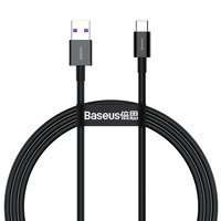 Baseus Superior USB - Cavo dati a ricarica rapida USB tipo C 66 W (11 V / 6 A) Huawei SuperCharge SCP 1 m nero (CATYS-01)