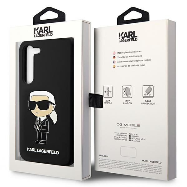 Obal Karl Lagerfeld Silicone Nft Ikonik - Obal Samsung Galaxy S23 (černý) Case