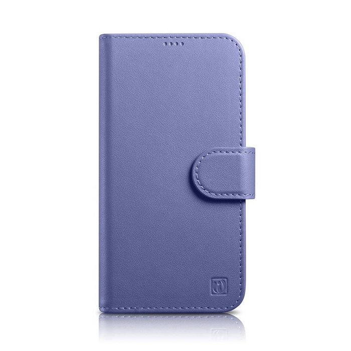 iCarer Wallet Case 2v1 iPhone 14 Plus Flip Leather Cover Anti-RFID Light Violet (WMI14220727-LP)