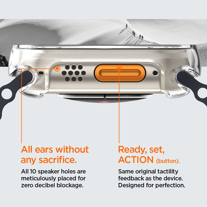 Spigen Ultra Hybrid Apple Watch ULTRA (49 MM) CRISTALINO