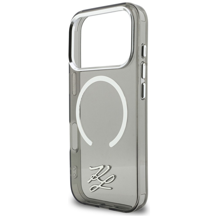 Etui Karl Lagerfeld IML KL Script Logo   MagSafe do iPhone 17 Pro czarny
