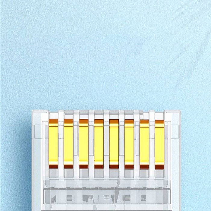 Ugreen 100x zástrčka s koncovkou RJ45 8P8C Cat 6 transparentní (60558)