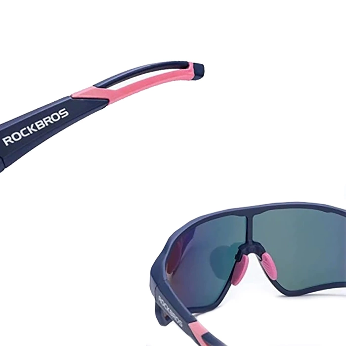 Rockbros 10134PL polarizing cycling glasses - blue