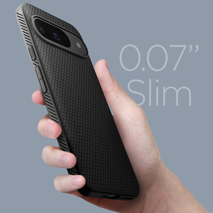 Cover Spigen Liquid Air MATTE GOOGLE PIXEL 9 / 9 PRO NERO