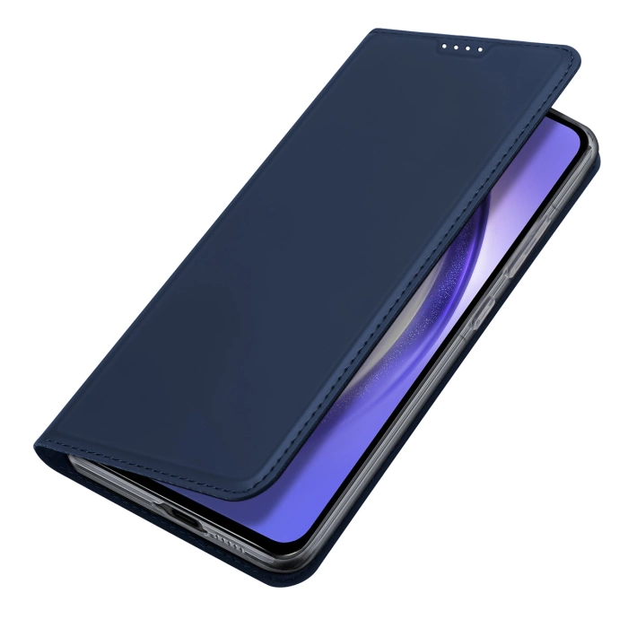 Dux Ducis Skin Pro Hülle für Samsung Galaxy A55 5G mit Klappdeckel und Kartenfach - Blau