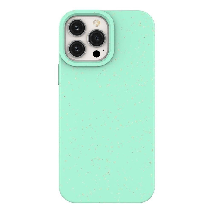 Funda Eco Case para iPhone 14 Plus funda degradable de silicona verde menta