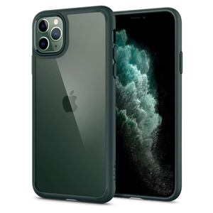 Telefontok SPIGEN Apple Iphone 11 Pro Ultra Hybrid Ultra Hybrid Midnight Green Zöld Zöld tok