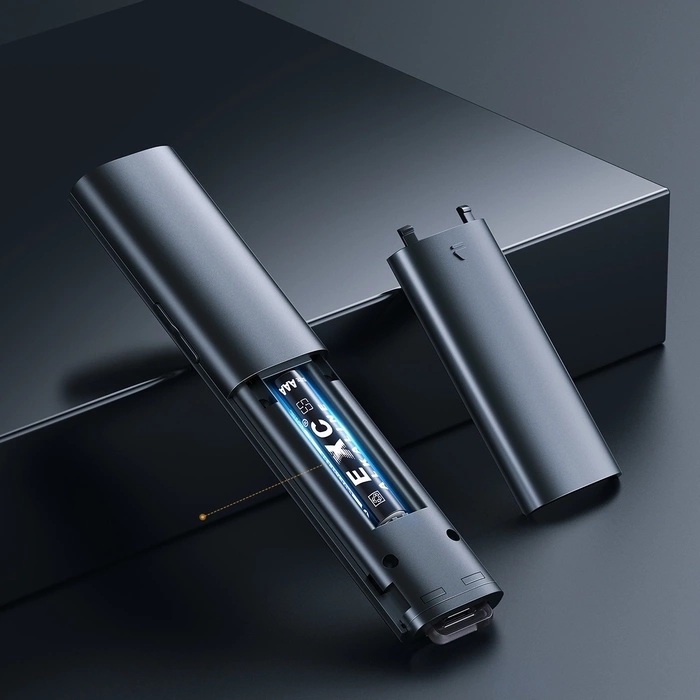 Baseus Orange Dot Multifunctional remote control for presentation, with a red laser pointer - gray