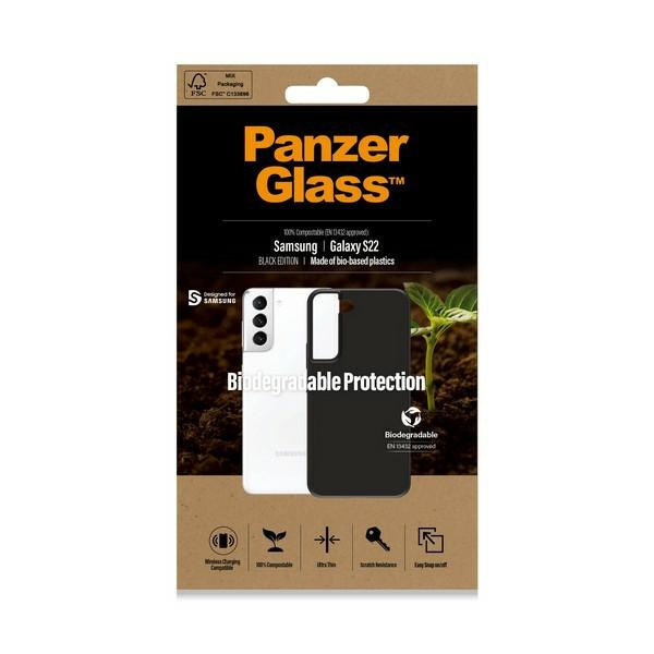 PanzerGlass Biologisch abbaubarCase Sam S22 G901 schwarz/schwarz