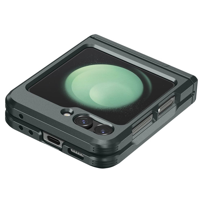 Coque Spigen Tough Armor Pro Galaxy Z Flip 5 Vert Abyss Case