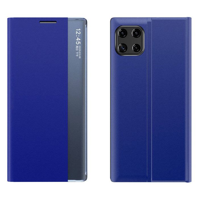 Kryt Sleep Case pouzdro s krytem Smart Cover Samsung Galaxy A22 5G modrý