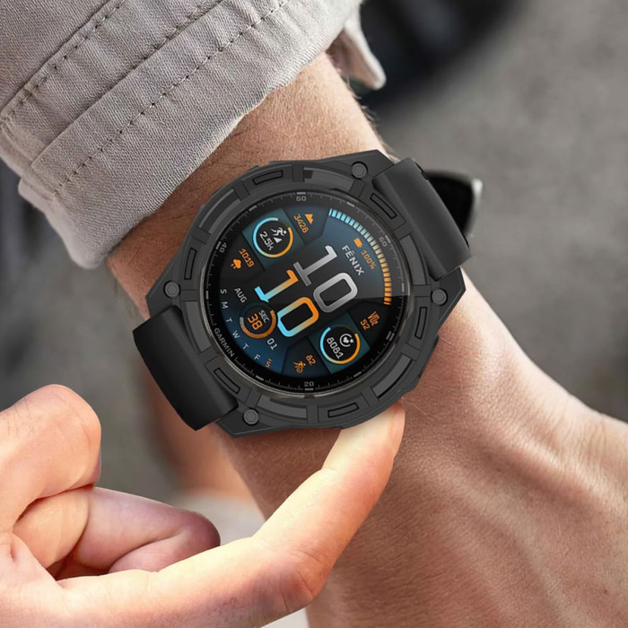 TECH-PROTECT DEFENSE AIR GARMIN FENIX 8 47MM BLACK