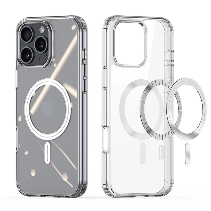 Dux Ducis Clin Mag Hülle mit MagSafe für iPhone 16 Pro – transparent