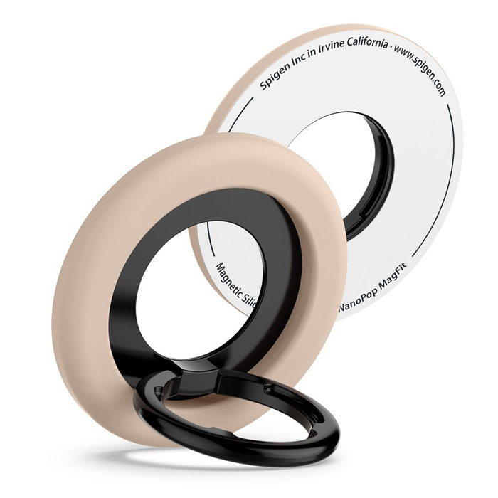 SPIGEN NANO POP MAGSAFE BAGUE DE TÉLÉPHONE BEIGE NOIX DE COCO