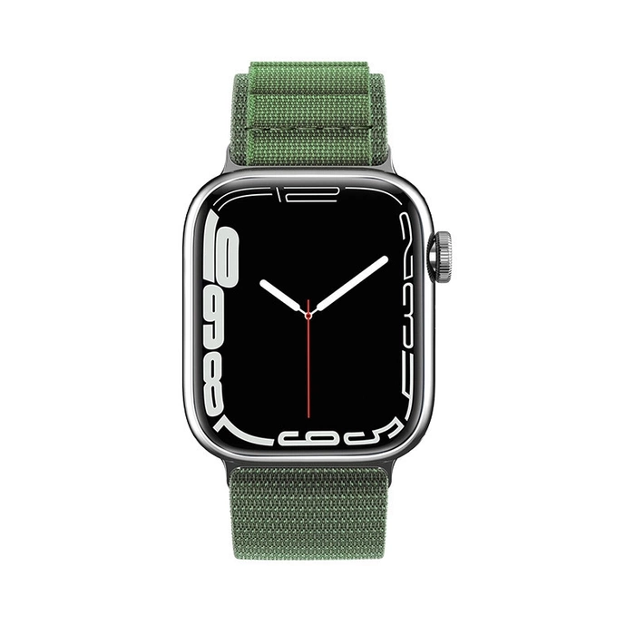 Correa con hebilla de acero Alpine para Apple Watch 42/44/45/49 mm - verde