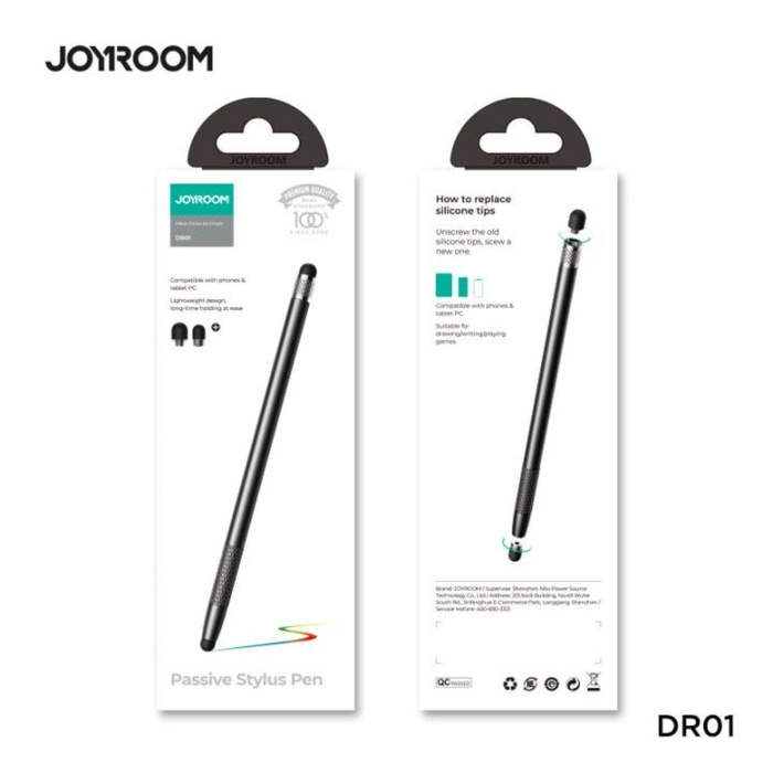 Joyroom JR-DR01 Passiver Stylus - Schwarz