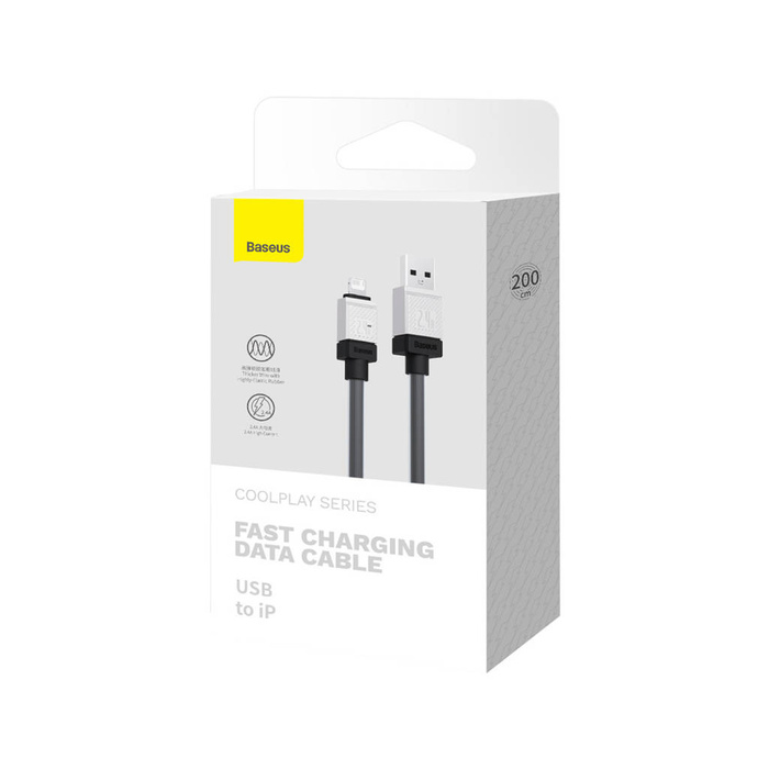 USB C - Lightning 20W 2m Kabel Baseus CoolPlay - schwarz