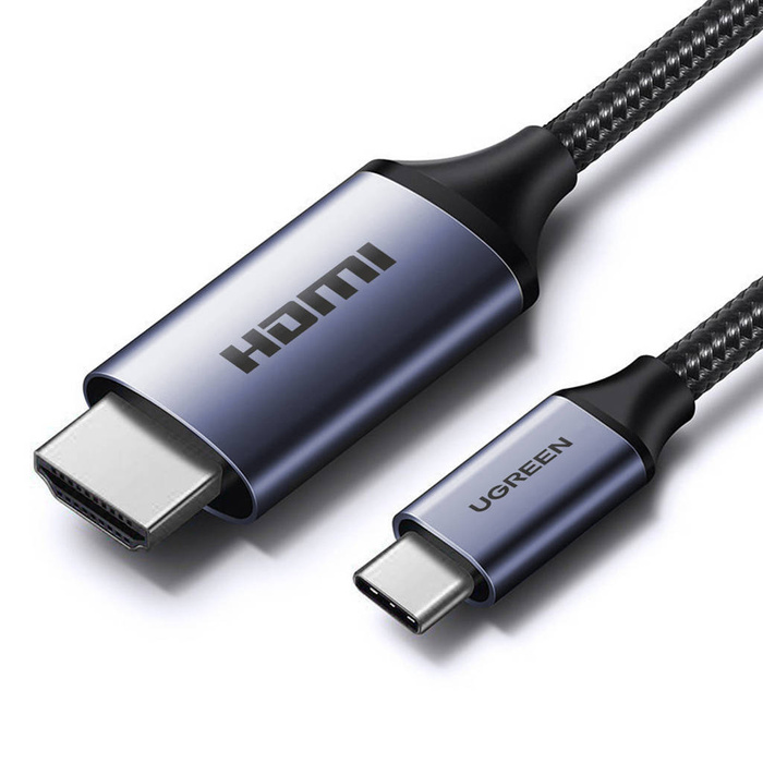 USB C – HDMI 2.1 8K 60Hz kabel 1,5 m Ugreen CM565 – šedý