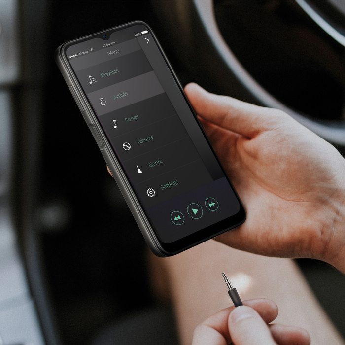 Premium Sound Forcell U3 mini jack 3.5mm HF kit Black