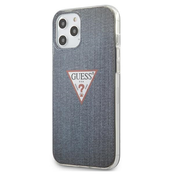 Coque GUESS Apple iPhone 12 Pro Max Jeans Collection GUHCP12LPCUJULDB Bleu marine Hardcase