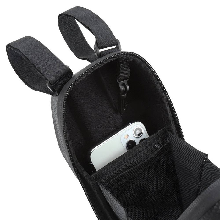 Wozinsky sacoche de guidon scooter étanche 2l sacoche de guidon noir (WSB3BK)