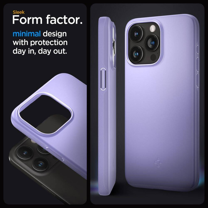 Funda Spigen Thin Fit iPhone 15 Pro Iris Morado