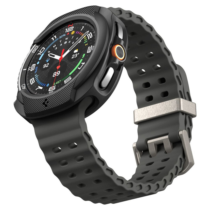 SPIGEN HÜLLE SAMSUNG GALAXY WATCH 8 CLASSIC 46 MM LIQUID AIR MATT SCHWARZ