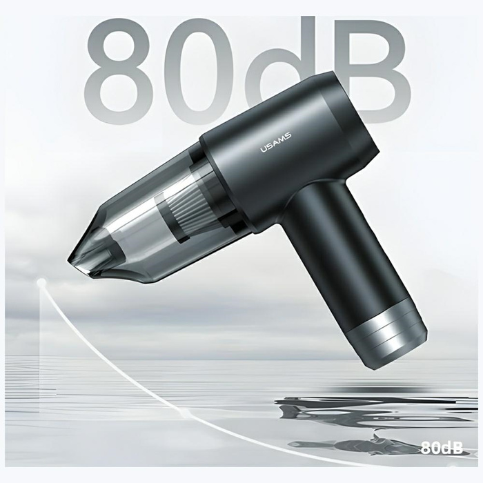 USAMS Odkurzacz samochodowy 6w1 XJ series czarny/black ZB291XCQ01 (US-ZB291)