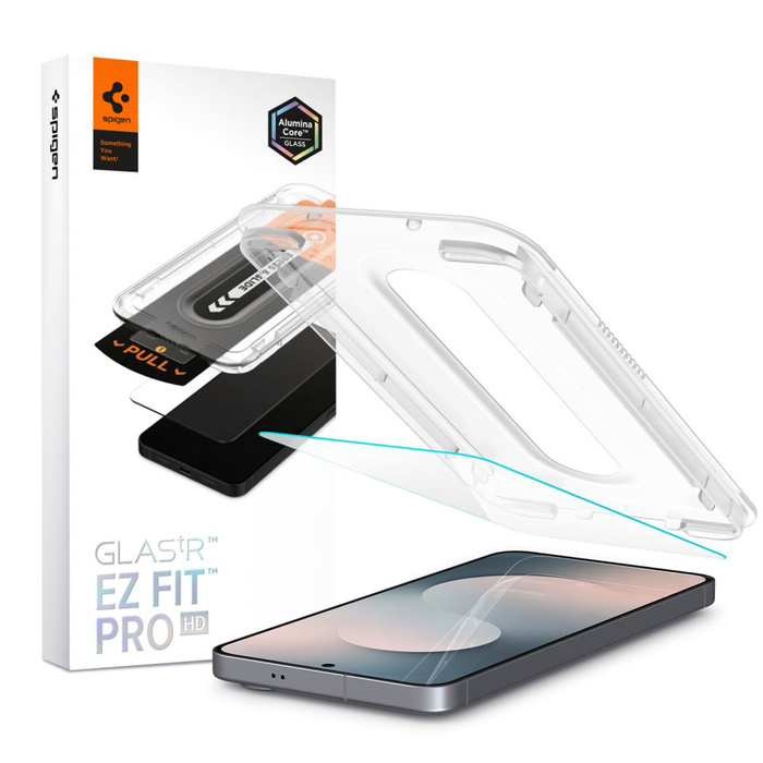 Verre trempé Spigen GLAS.TR "EZ FIT PRO" HD GALAXY S25 FE CLEAR