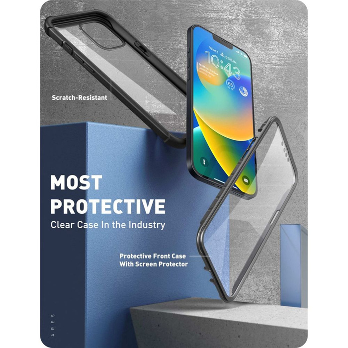 SUPCASE iPhone 13 Iblsn Ares Schwarzes Hülle