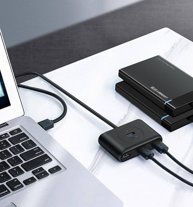 Ugreen HUB splitter 4x USB 3.2 Gen 1 (1 m cable) black (CR113 20291)