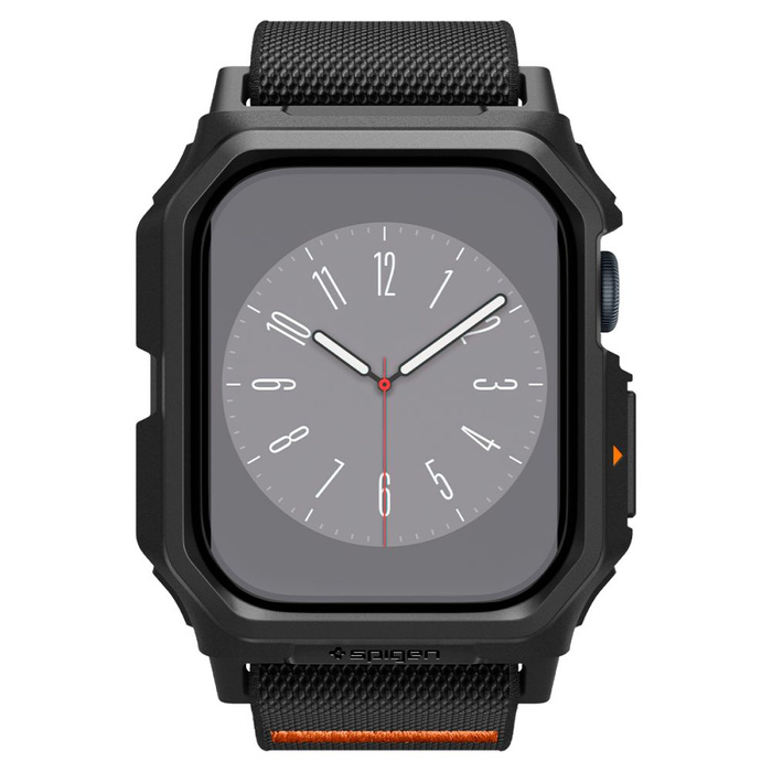 Hülle Spigen Apple Watch MATTE LITE FIT "PRO" 10 (42 MM) SCHWARZ