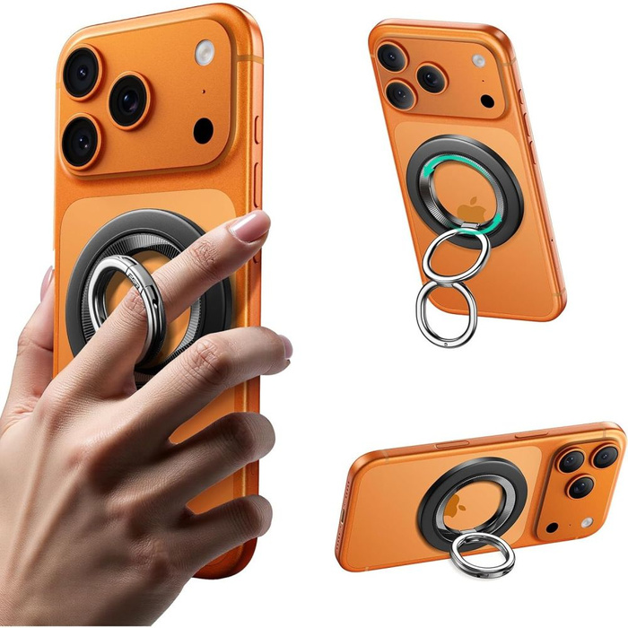 ESR MagNETIC 360 HALOLOCK MagSafe TELEFONRING SCHWARZ