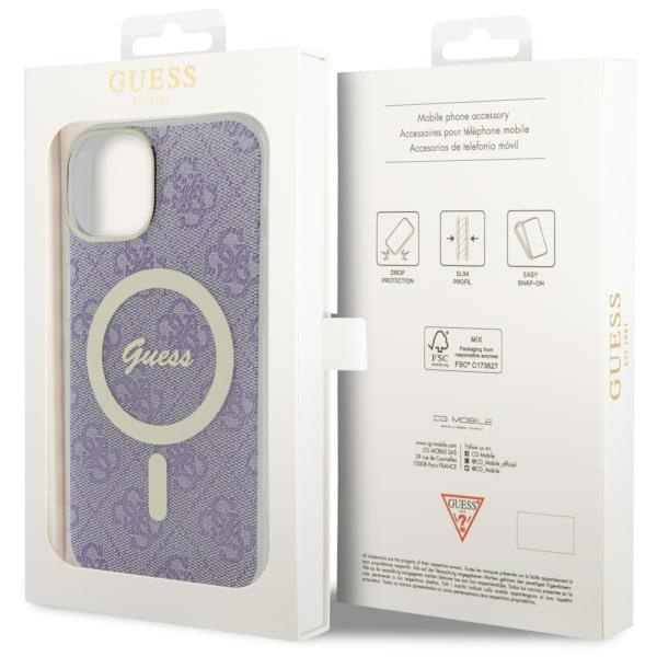 Cover Guess GUHMP14MH4STU iPhone 14 Plus 6,7" viola/viola rigidocase 4G MagSafe Case