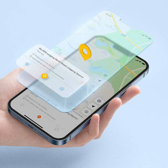 Baseus T2 Pro Smart GPS Locator für Baby-Geldbörsenschlüssel Weiß (FMTP000002)