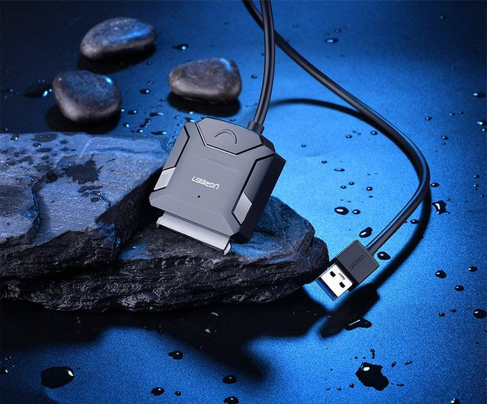 Ugreen HDD SSD USB 3.0 - SATA adapter black (20611)
