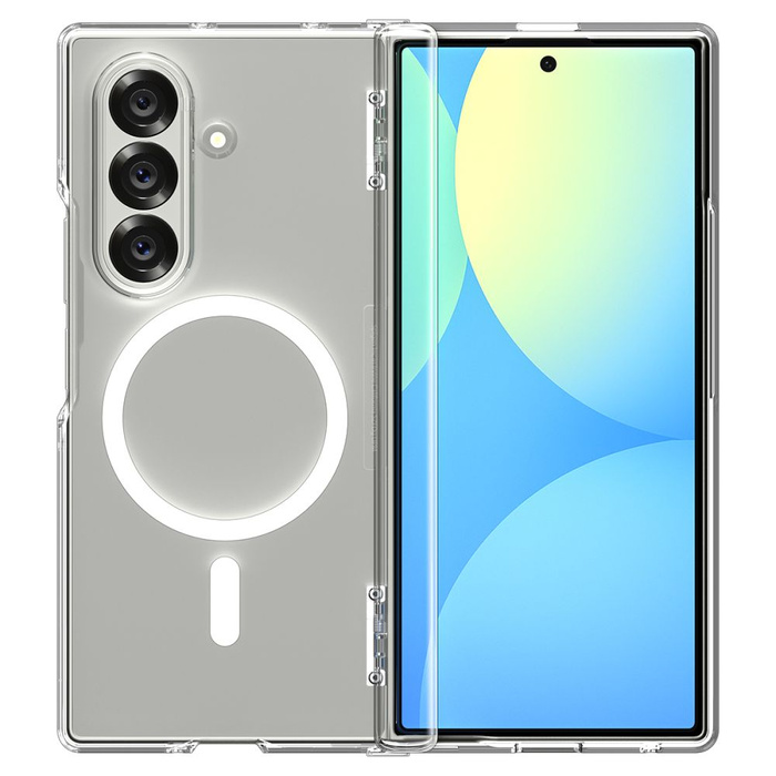 SPIGEN ULTRA HYBRID PRO MAG MAGSAFE GALAXY Z FOLD 7 KLAR/WEISS