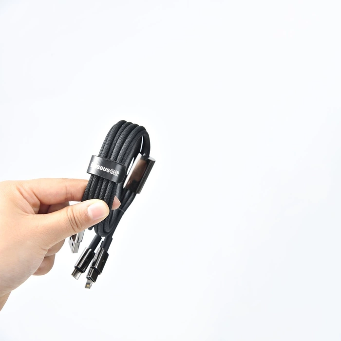 [RETURNED ITEM] Baseus Tungsten Gold cable USB-A - USB-C 480Mb/s 100W 2m black (CAWJ000101)