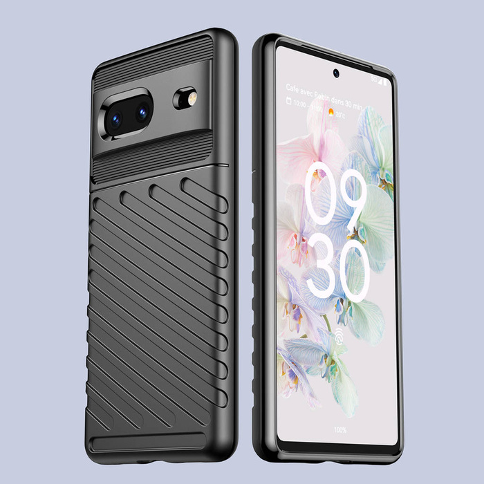 Funda blindada flexible Thunder Case para Google Pixel 7 negra