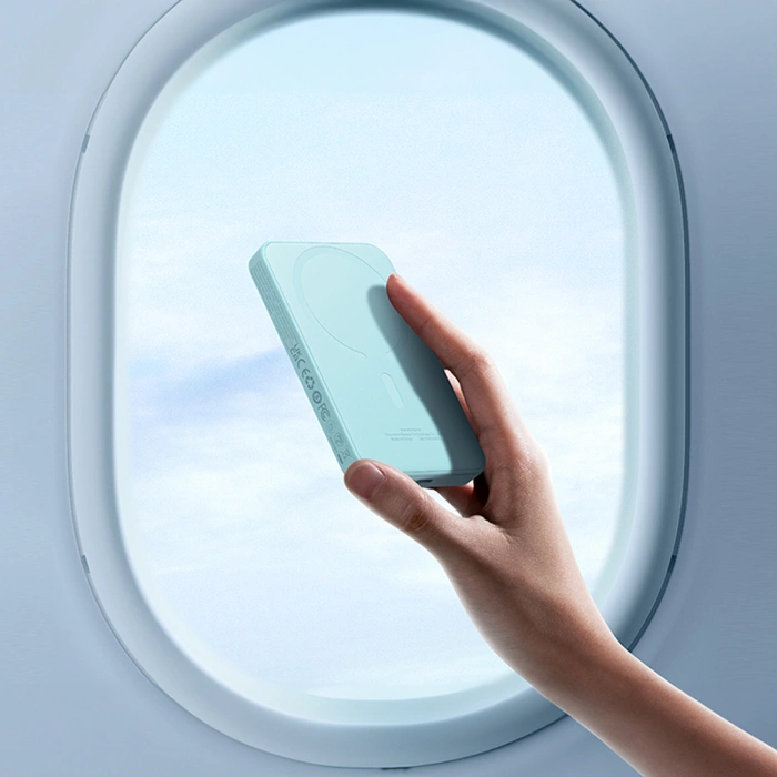 Baseus Mini-Powerbank 5000 mAh 20 W + USB-C-Kabel (20 V/3 A) – blau