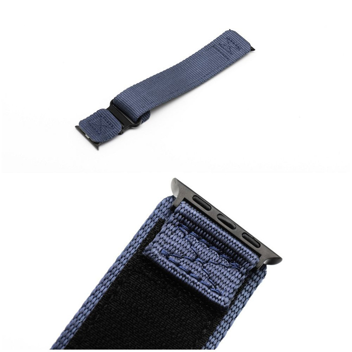 Pasek do Apple Watch Forcell F-Design FA05 rzep nylon 38 / 40 / 41 mm niebieski