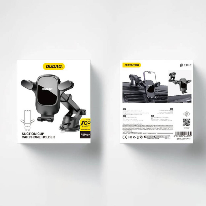 Portacellulare da auto per cockpit Dudao F5Pro - nero