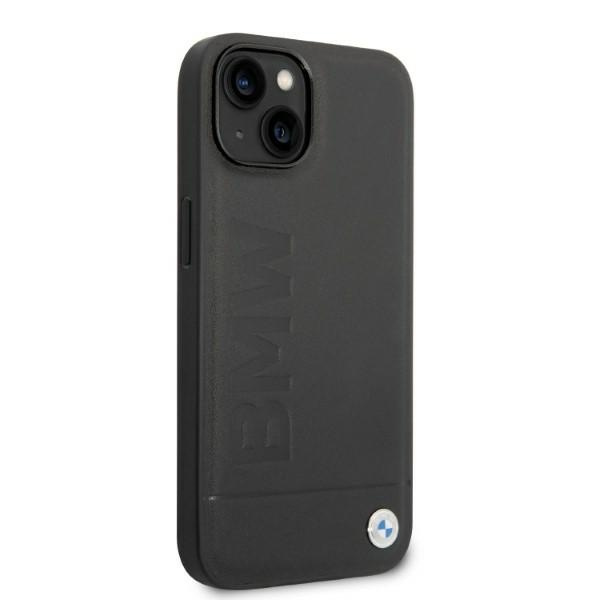Case BMW BMHMP14SSLLBK iPhone 14 6.1" black/black hardcase Signature Logo Imprint MagSafe