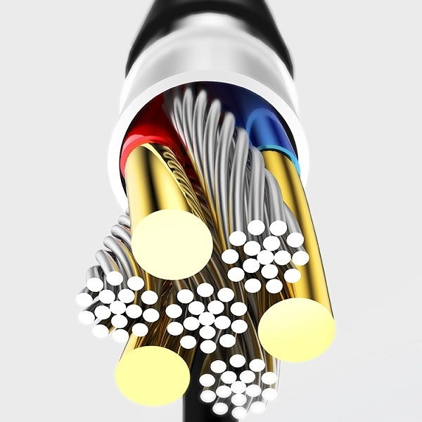 Kabel USAMS Lightning 2A Fast Charge 1m Black