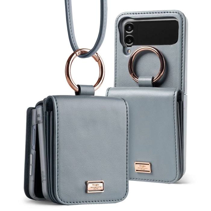 Case RINGKE Signature CARD POCKET GALAXY Z FLIP 4 ASH BLUE